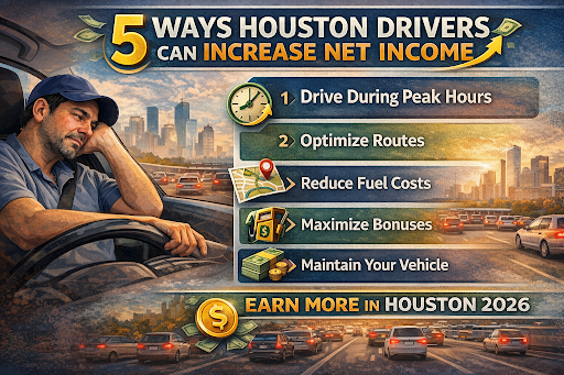 Why Houston Rideshare Drivers Are Working More But Earning Less in 2026